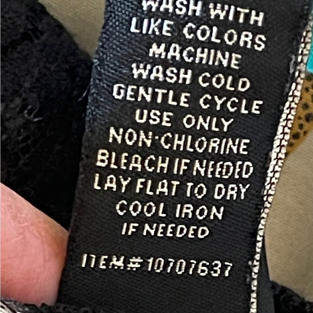 Nightmare Before Christmas Dress Black Lace Panel Goth Y2K Alt Grunge Medium - Picture 10 of 10